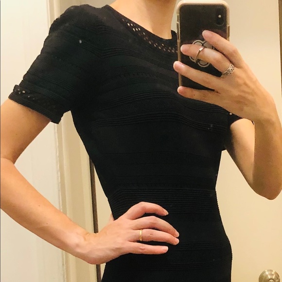 Last price drop-Chelsea28-Pointelle Sweater Dress - Picture 3 of 15